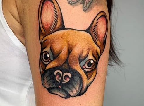 The 14 Coolest Dog Tattoo Ideas For French Bulldog Owners - PetPress