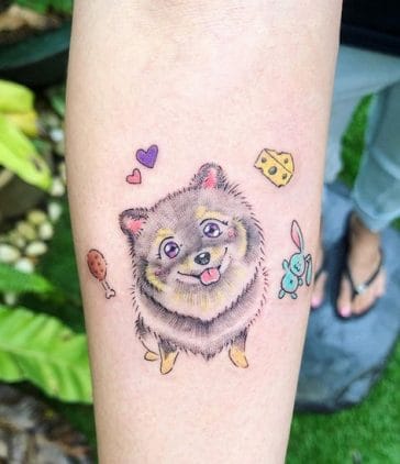 The 14 Funniest Pomeranian Tattoos of 2019 - PetPress
