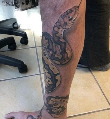 33 Coolest Python Tattoo Designs - PetPress