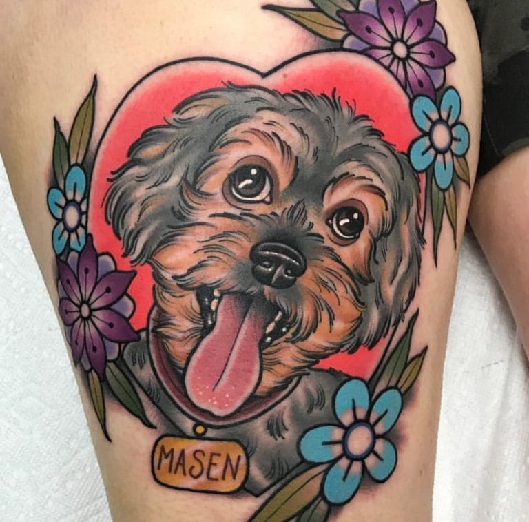 15 Creative Tattoo Ideas For Yorkshire Terriers - Page 2 of 3 - PetPress