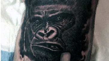 Gorilla tattoo cool