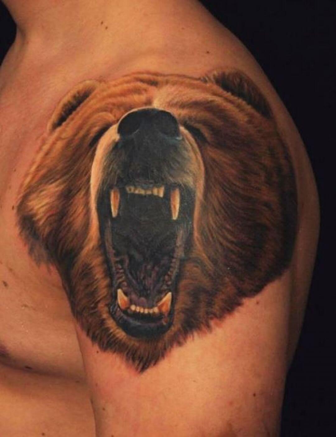 33 of the Best Bear Head Tattoos Ever PetPress