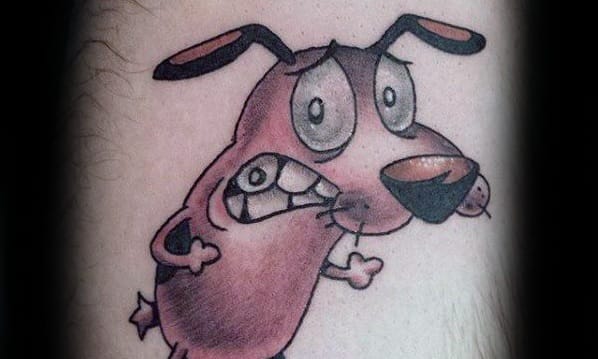 20 Cartoon Tattoo Designs - Courage The Cowardly Dog Tattoo Ideas ...