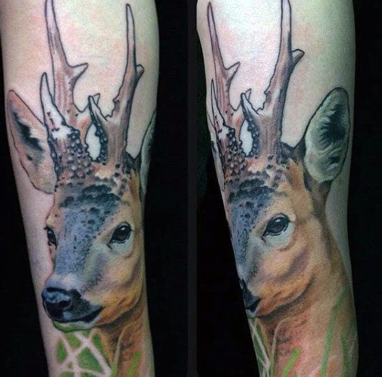 25 of the Best Deer Head Tattoos Ever - PetPress