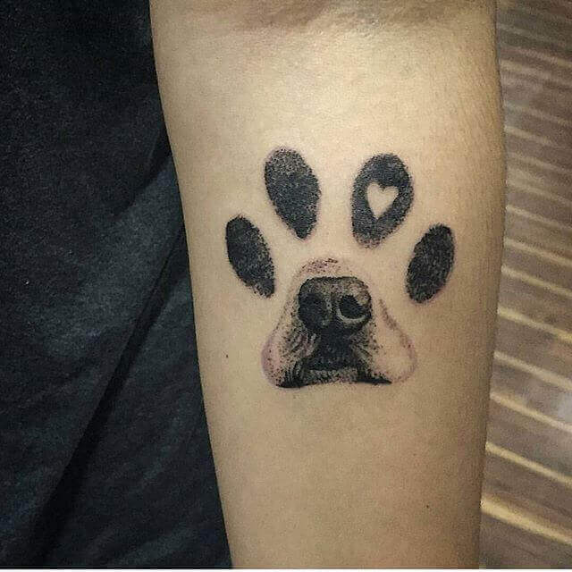 30 Dog Paw Tattoo Ideas for Men and Women - PetPress