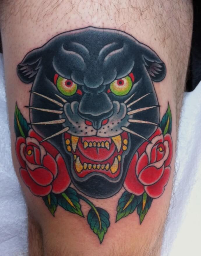 28 of the Best Panther Head Tattoos Ever - PetPress