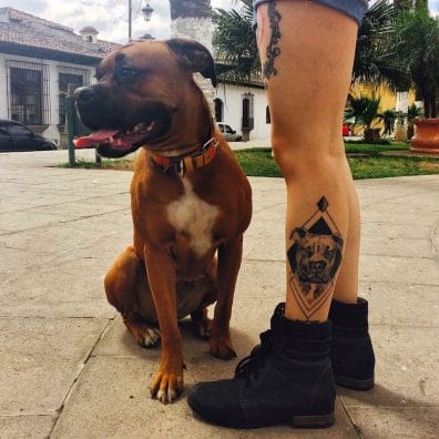28 Best Boxer Dog Tattoo Designs - PetPress
