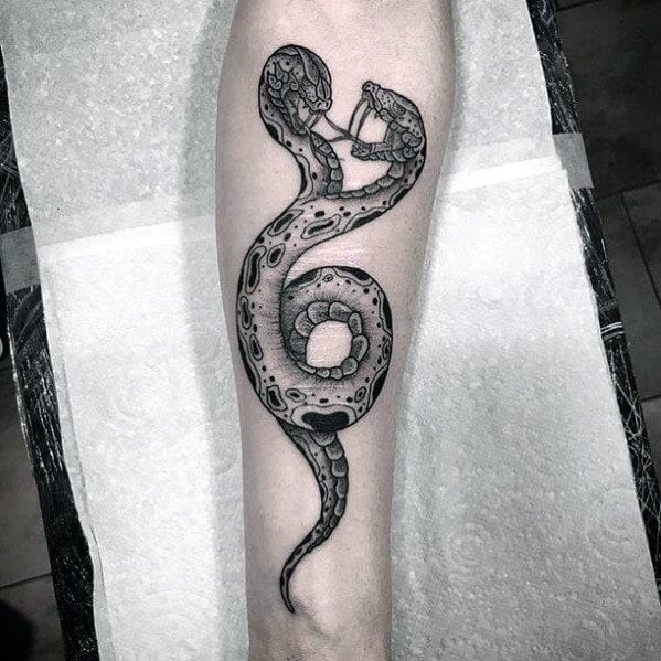 20 of the Best Two-Headed Snake Tattoos Ever - PetPress