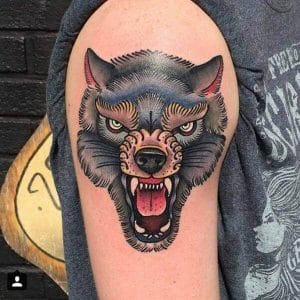 21 Coolest Wolf Head Tattoo Designs & Ideas - PetPress