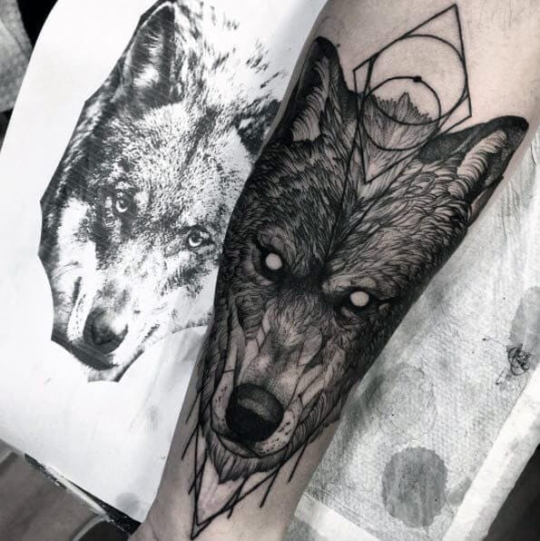 25 Wolf Forearm Tattoo Ideas For Men & Women - PetPress