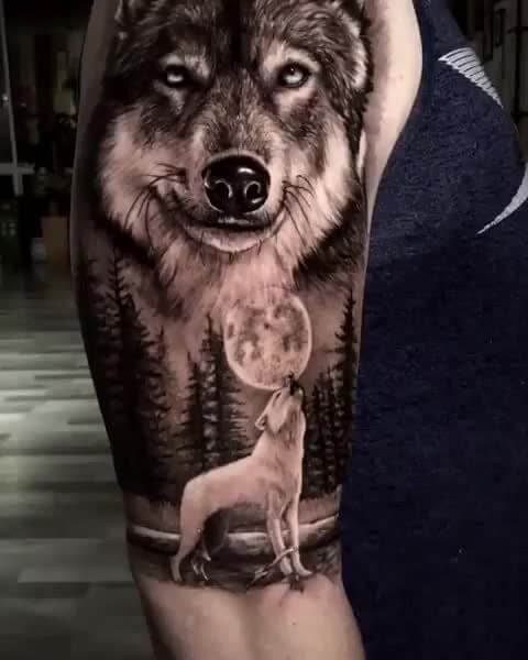 25 Wolf Forearm Tattoo Ideas For Men & Women - Page 2 of 5 - PetPress