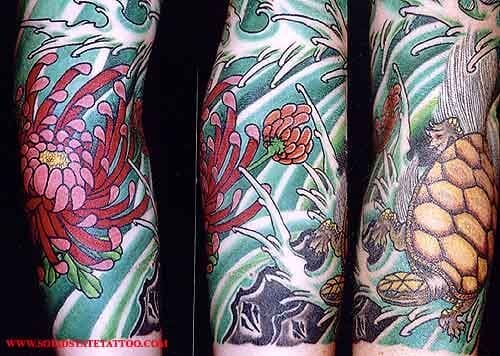12 Japanese Turtle Tattoo Ideas & Designs - PetPress