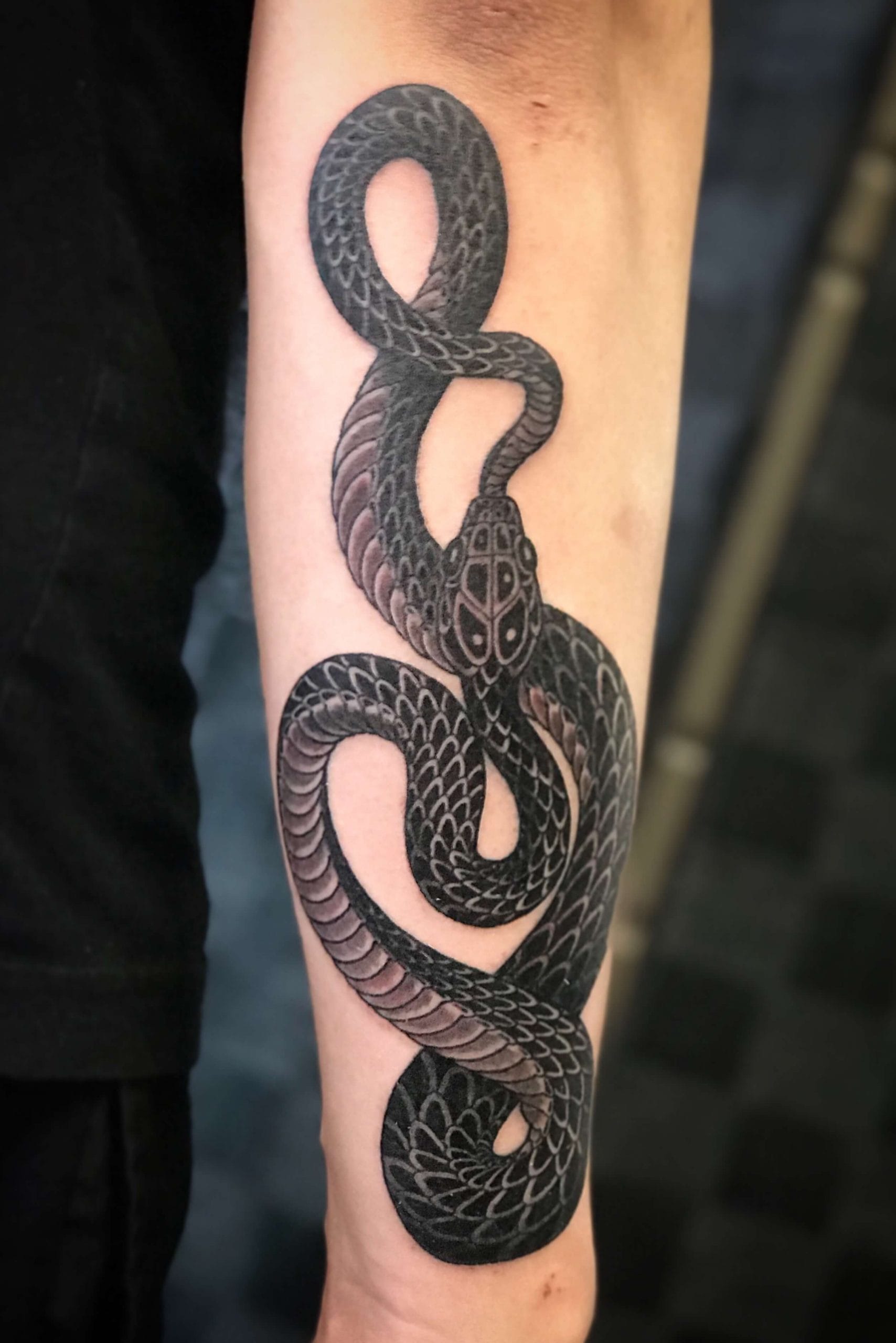 10+ Best Black Mamba Snake Tattoo Designs & Meanings - PetPress