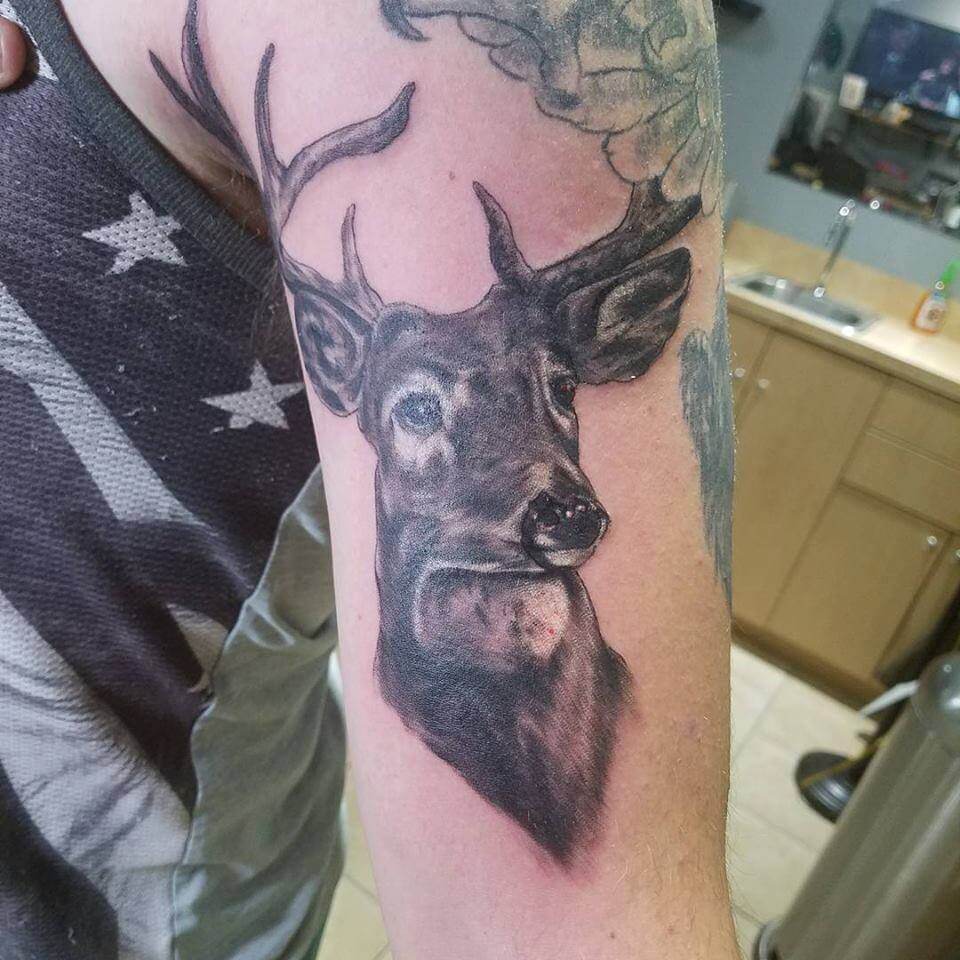 15 Inspiring Buck Tattoo Designs - PetPress