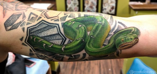 16 Best Python Tattoo Design Ideas - PetPress