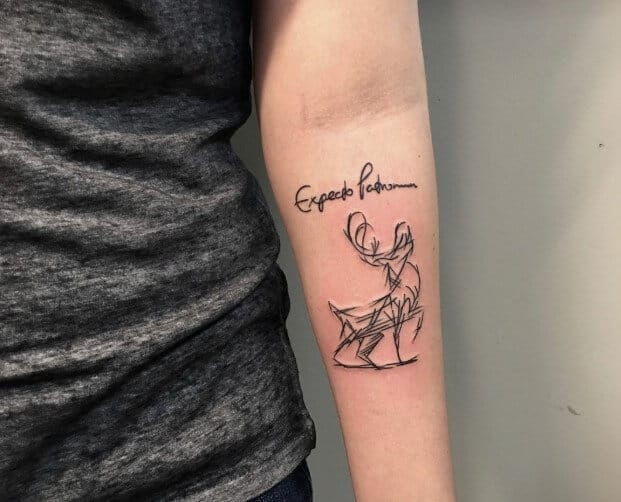 12+ Best Harry Potter and Stag Tattoo Designs - PetPress