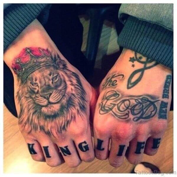 19 Amazing Lion Tattoos On Hand - PetPress