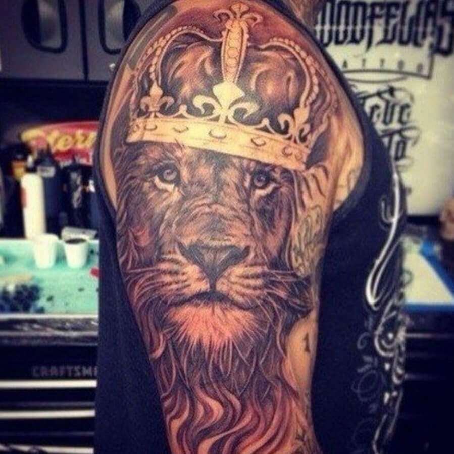 25 Realistic Lion Tattoo Designs For Shoulder That Will Inspire You