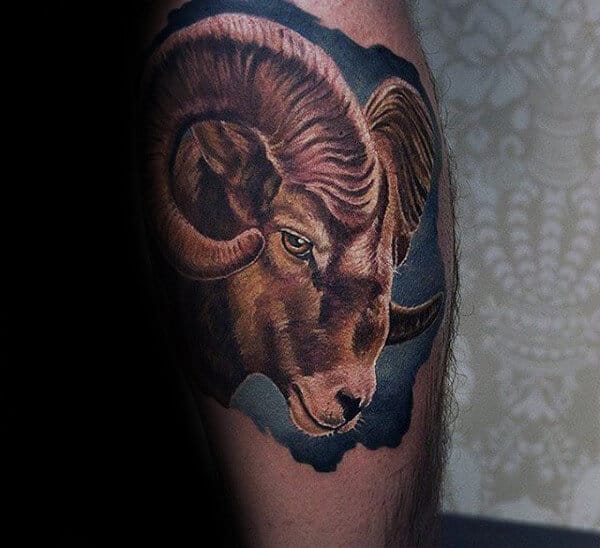 20 Ram/Goat Head Tattoo Designs & Ideas - PetPress