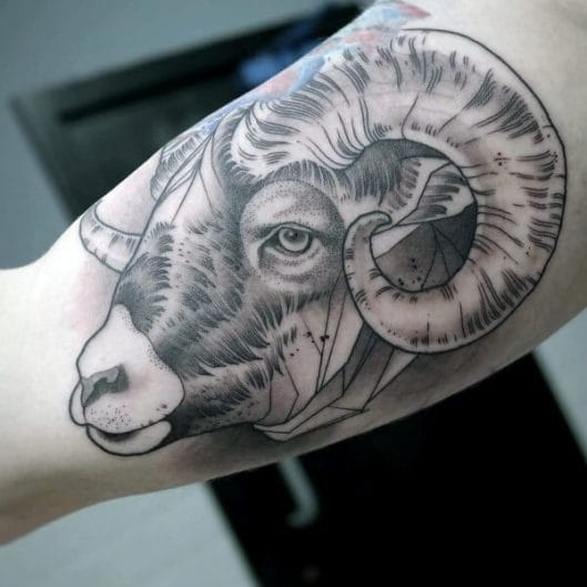 20 Ram/Goat Head Tattoo Designs & Ideas - PetPress