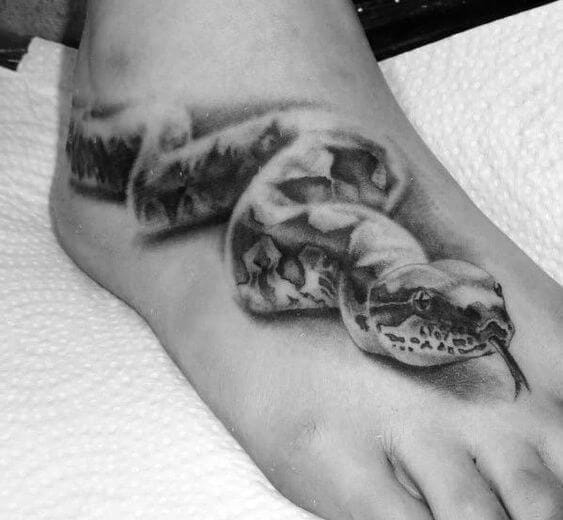 25 Snake Tattoos For Foot And Meanings - PetPress