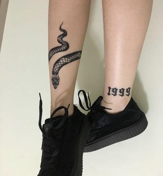 25 Snake Tattoos For Foot And Meanings - PetPress