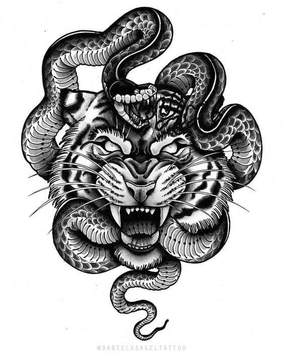 15+ Traditional Japanese Snake Tattoo Designs - PetPress
