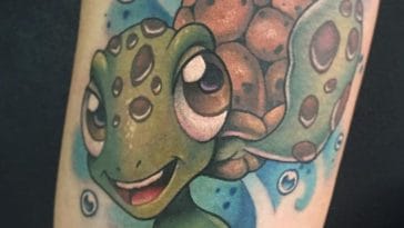 sea turtle tattoo