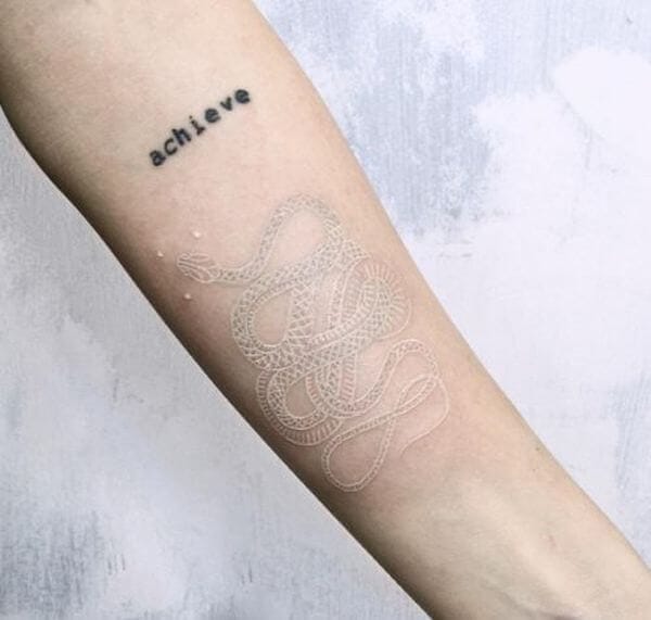 10 White Snake Tattoo Ideas That Are Perfect - PetPress