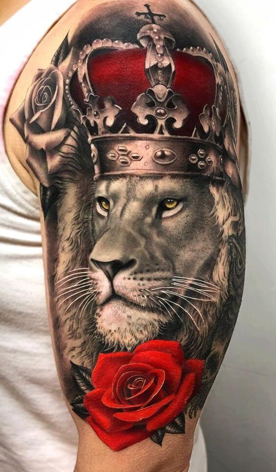 The 12+ King Of The Jungle Tattoo Designs - Lion Best Tattoo Ideas
