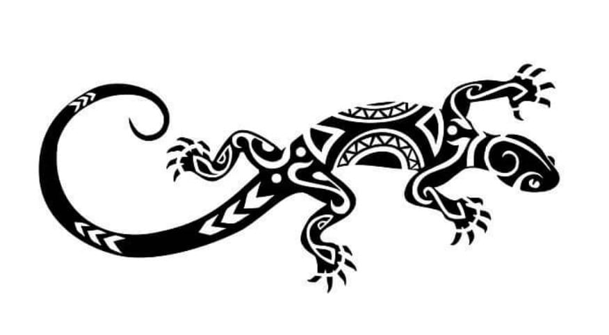 gecko tattoo for men