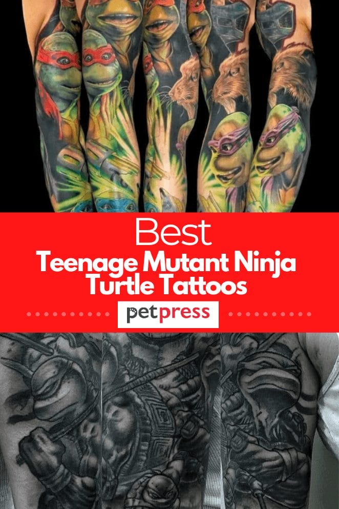 15 Best Teenage Mutant Ninja Turtle Tattoos For Turtle Lovers 8713