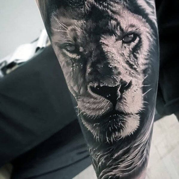 15+ Black Lion Tattoo Designs - PetPress