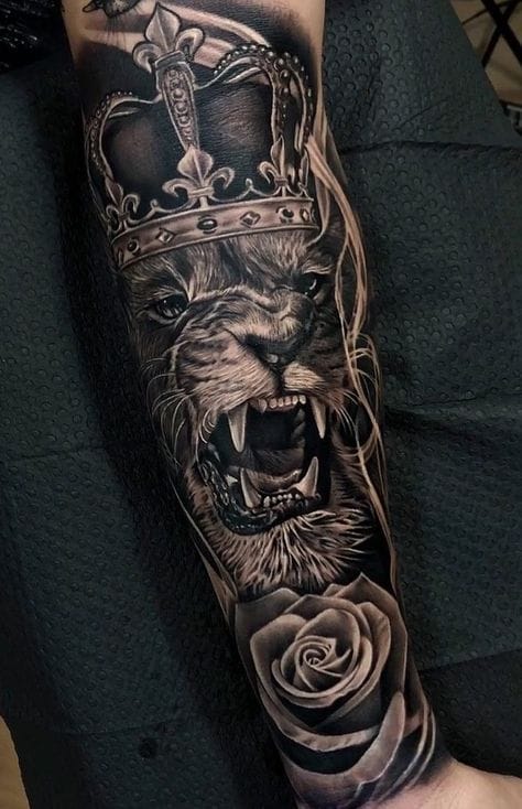15+ Black Lion Tattoo Designs - PetPress
