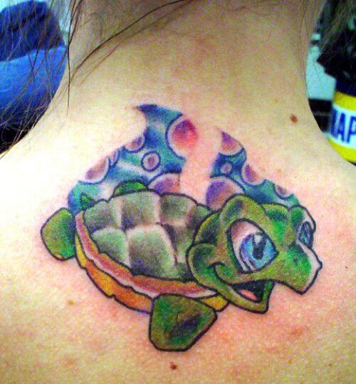 14+ Cartoon Turtle Tattoo Ideas - PetPress