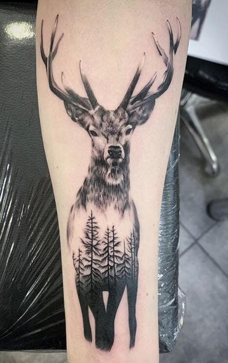 15+ Deer Tattoo Designs For Women - PetPress