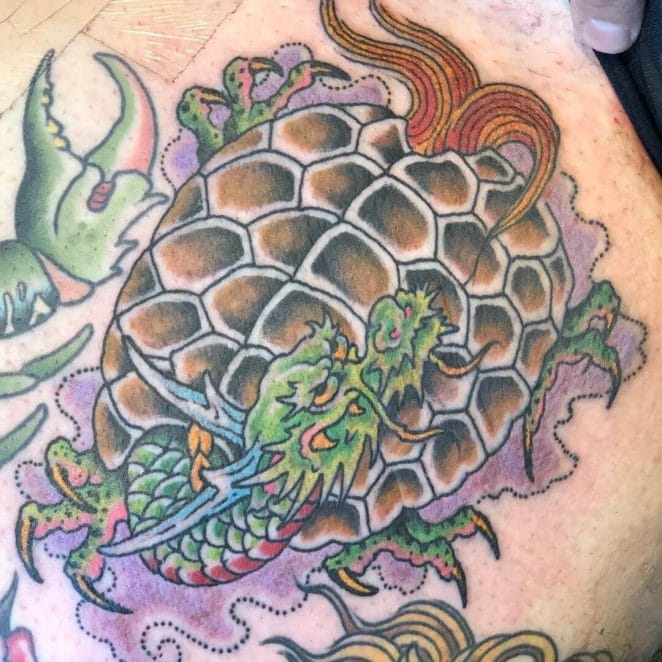 12+ Best Dragon Turtle Tattoo Designs - PetPress