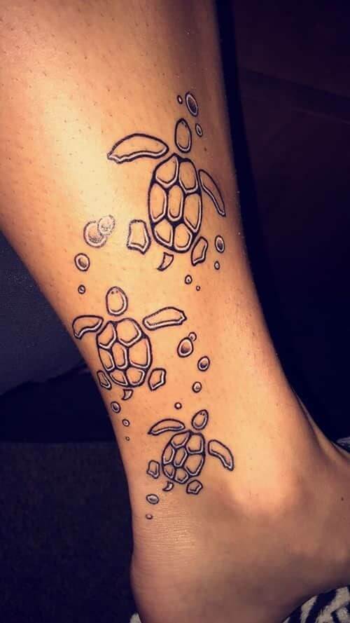 15+ Geometric Turtle Tattoo Designs - PetPress