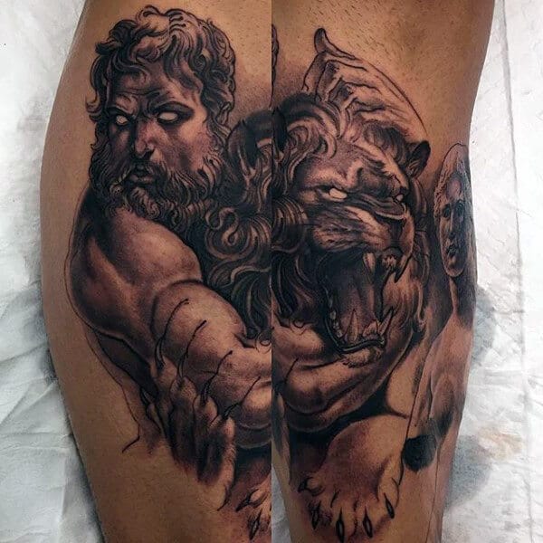 10+ Best Hercules and Lion Tattoo Designs - PetPress