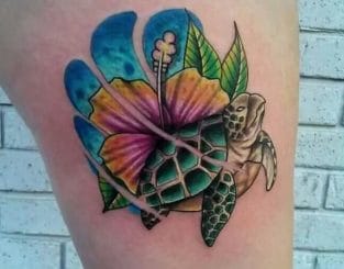 14+ Turtle and Hibiscus Tattoo Designs - PetPress