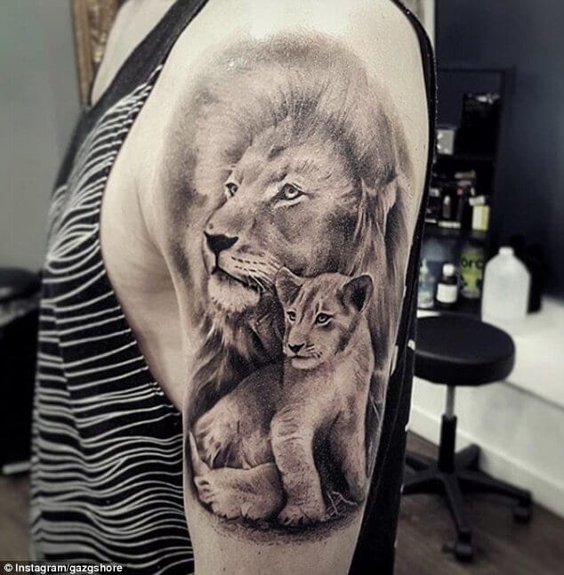 15+ Best Lion and Cub Tattoo Collection of 2021