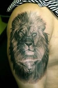 12+ Best Lion and Lamb Tattoo Designs - PetPress