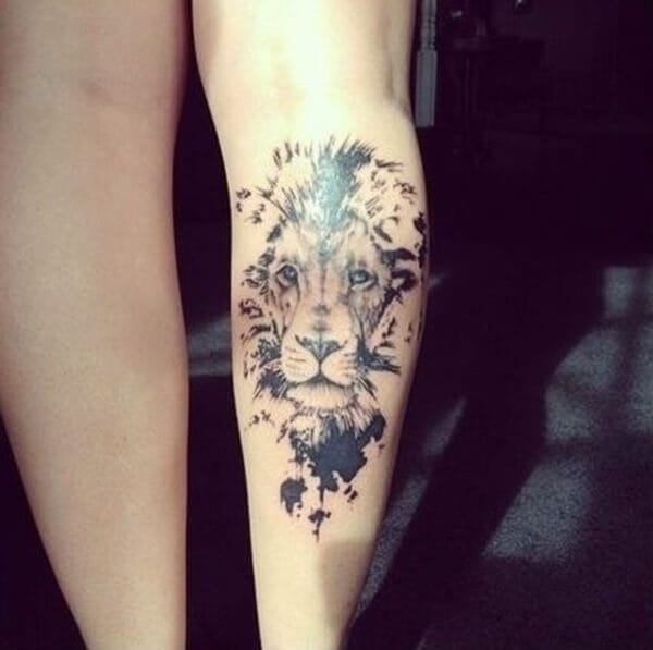 Top 15+ Best Calf Muscle Tattoo Ideas - Lion Tattoo Designs - Page 3 of ...