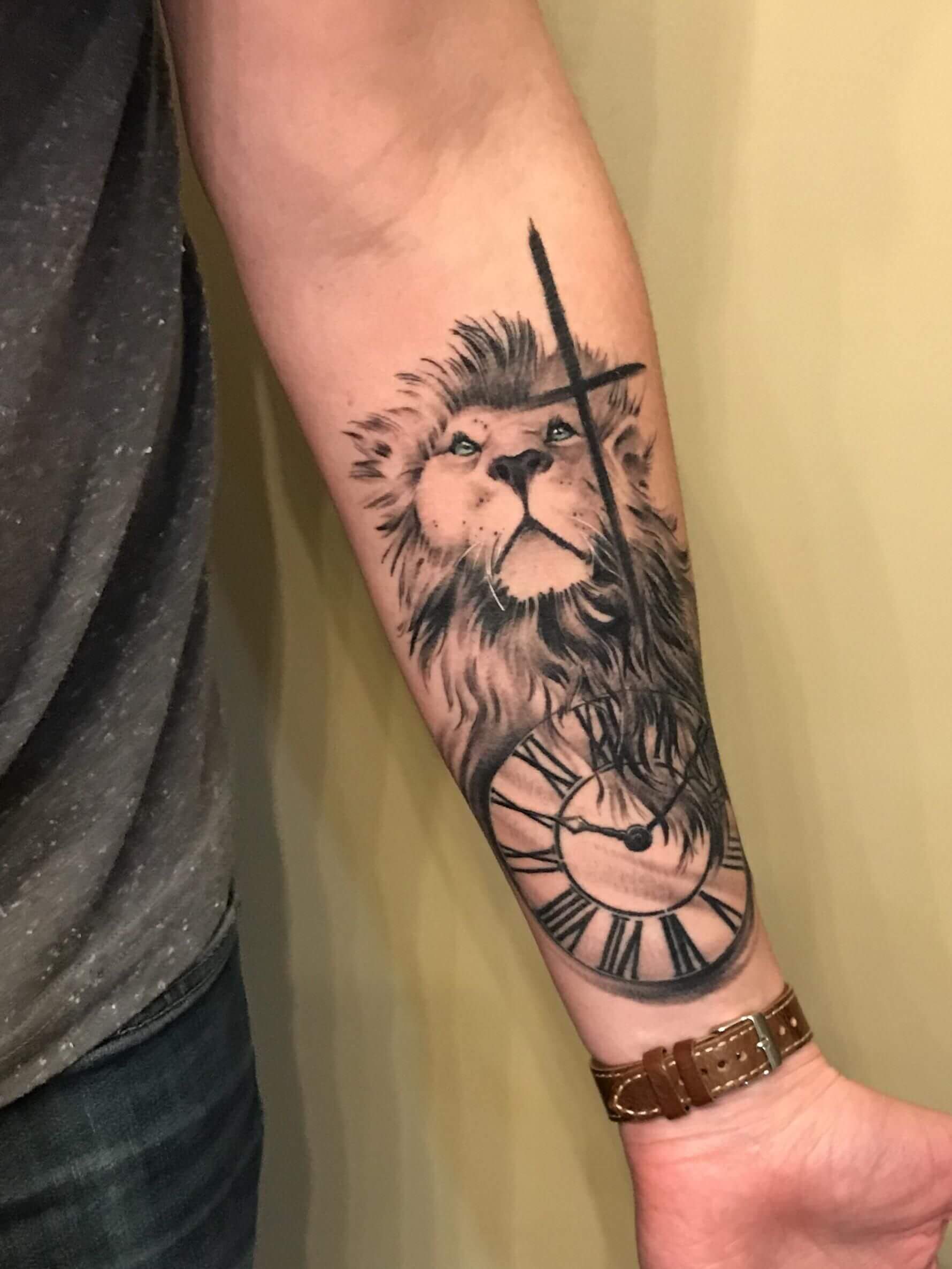 Christian entrepreneur lion tattoo  Tattoo contest  99designs