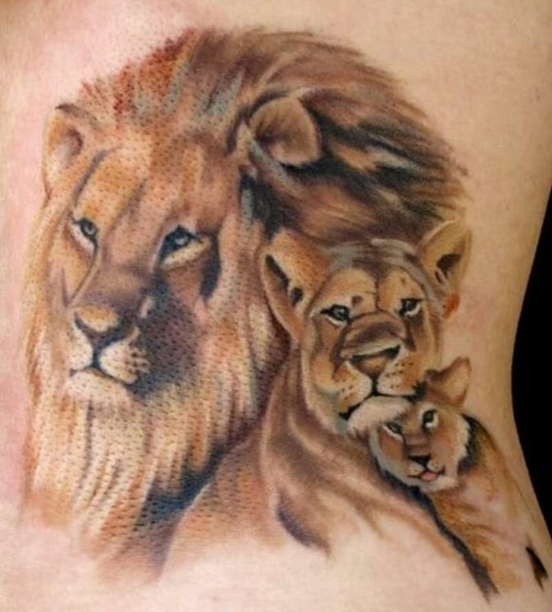 15+ Best Family Tattoo Designs Lion Tattoo Ideas PetPress
