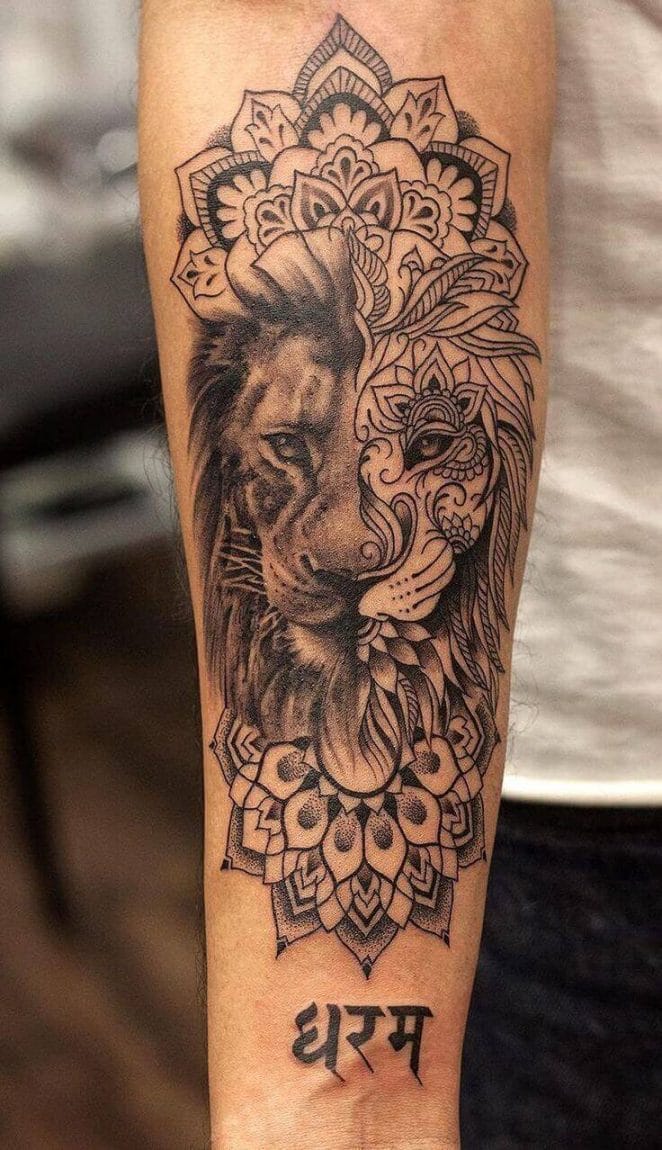 14+ Mandala & Lion Tattoo Designs - PetPress