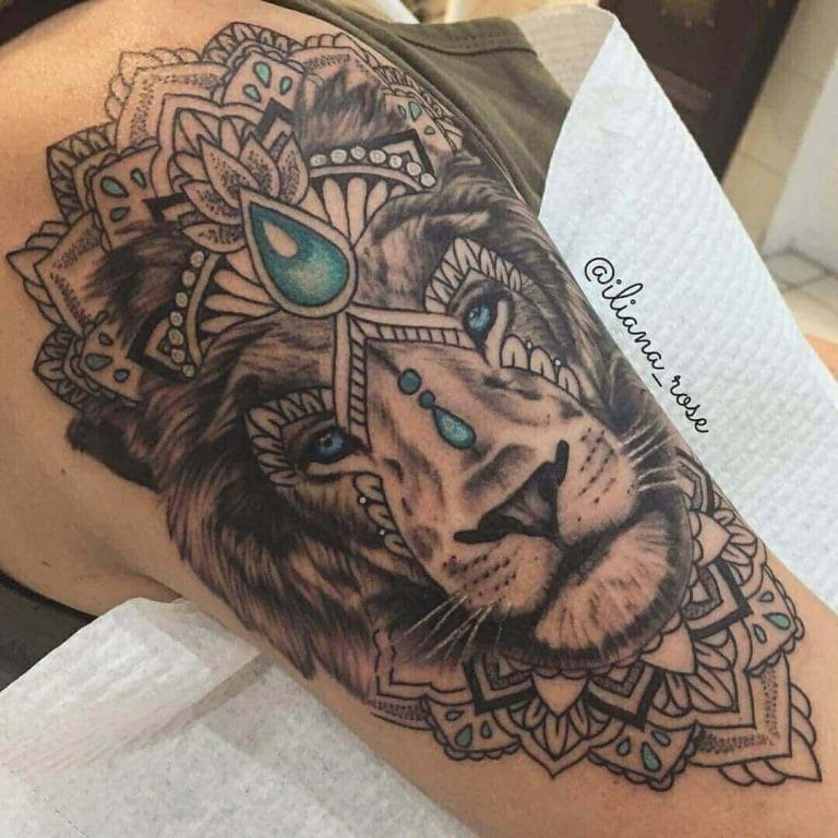 14+ Mandala & Lion Tattoo Designs - PetPress