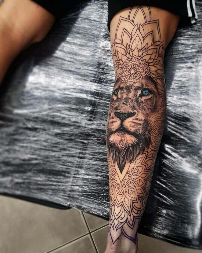 14+ Mandala & Lion Tattoo Designs - PetPress