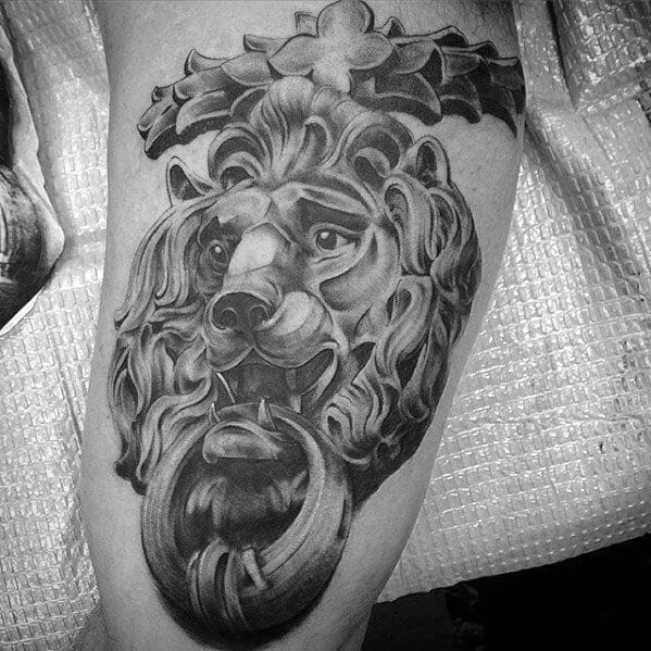 15+ Lion Statue Tattoo Ideas PetPress