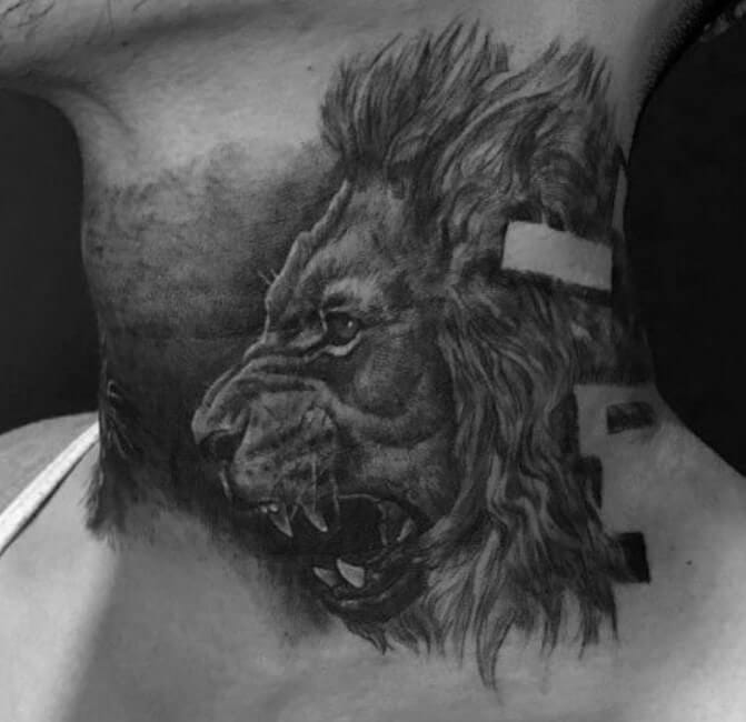 12+ Best Lion Throat Tattoo Designs PetPress